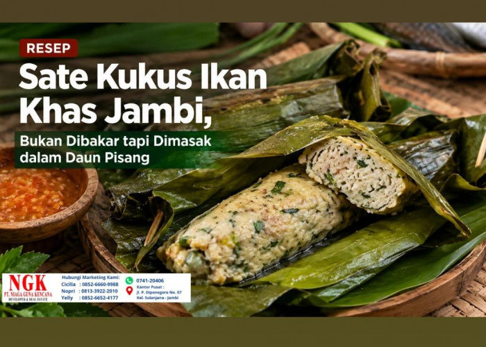  Resep Sate Kukus Ikan Khas Jambi, Sate Unik yang Tak Dibakar di Atas Bara