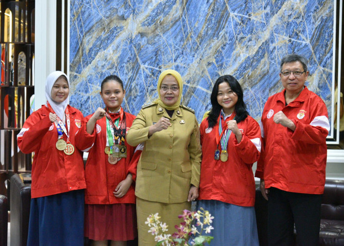 Sambut 3 Atlet Muda Karate-Do Kota Jambi Di Grha Siginjai, Pj Wali Kota: Membanggakan!