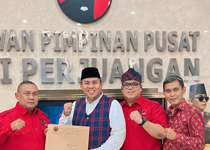 Pilwako Jambi 2024 Makin Seru, PDIP Resmi Usung HAR-Guntur  