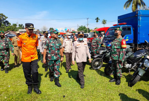 Hadiri Apel Siaga Bencana Karhutla, Dandim 0415/Jambi Minta Masyarakat Jangan Bakar Lahan