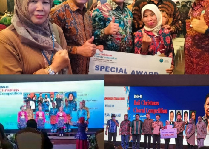 BNNP Jambi Raih Bronze Medal dan Best Custom Category di Bali Christmas Choral Competition