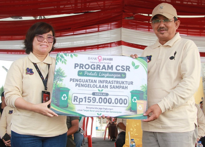 Bank Jambi Salurkan Program CSR Peduli Lingkungan Senilai Rp159 Juta 