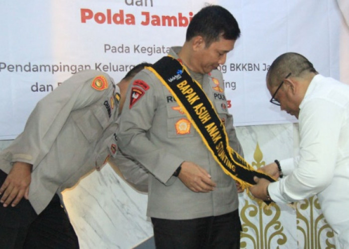 Kapolda Jambi Jadi Bapak Asuh Anak Stunting, Polda Jambi dan BKKBN Provinsi Jambi Jalin Kerjasama