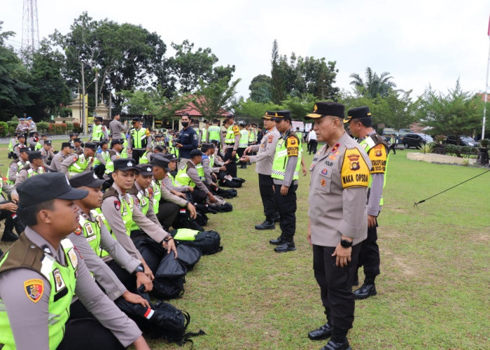 Cek Kesiapan Personel Polres Muaro Jambi untuk Pemilu 2024, Wakapolda Jambi: Laksanakan Tugas dengan Serius