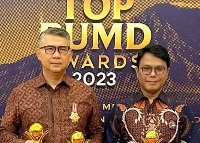BREAKING NEWS : Tirta Mayang Raih Penghargaan TOP BUMD Awards Bintang 5 di Tahun 2023