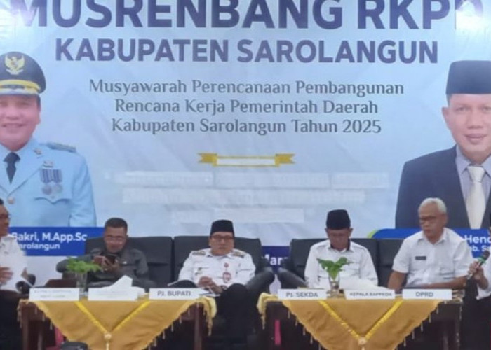 Musrenbang RKPD 2025, Alokasi APBD Rp1,36 Triliun, Pj Bupati Sarolangun: Berupaya Cari Tambahan Anggaran Pusat