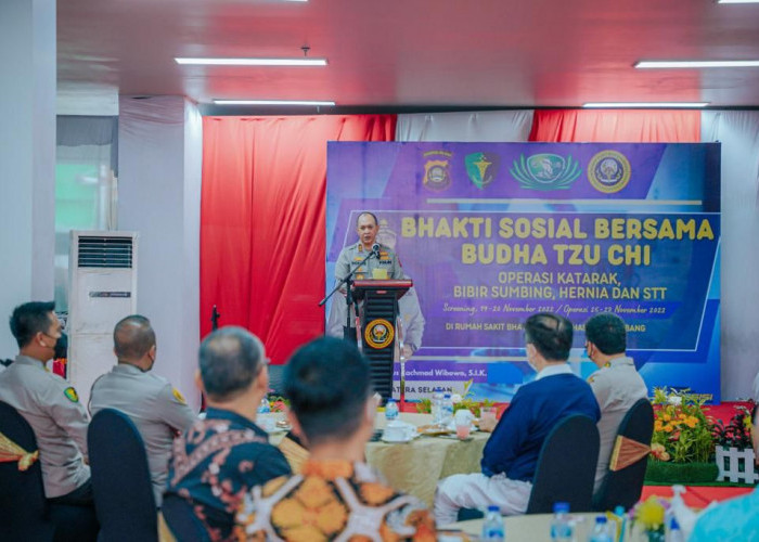 RS Bhayangkara Polda Sumsel dan Yayasan Budha Tzu Chi Layani Ratusan Pasien Pengobatan Katarak