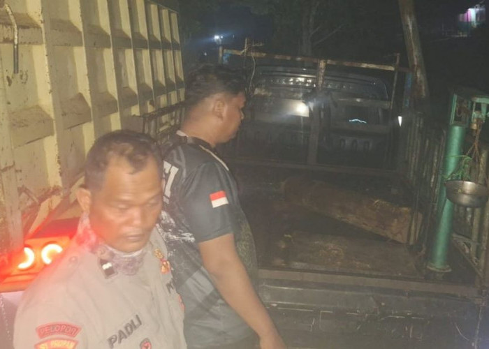 Gagal Total! Pencuri Besi di Kuala Jambi Panik Saat Tertangkap Basah, Pelaku Kabur Tinggalkan Mobil 