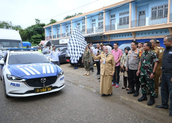 Pj Wali Kota Jambi Lepas Distribusi Logistik