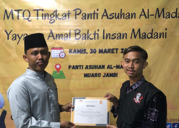 Ganjar Milenial Adakan Lomba MTQ Tingkat Panti Asuhan di Muaro Jambi