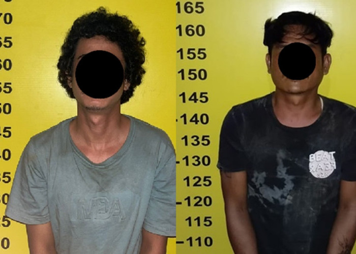 Gasak 3 Sepeda Motor Sekaligus, 2 Pria Ini Ditangkap Tim Macan Polsek Pasar