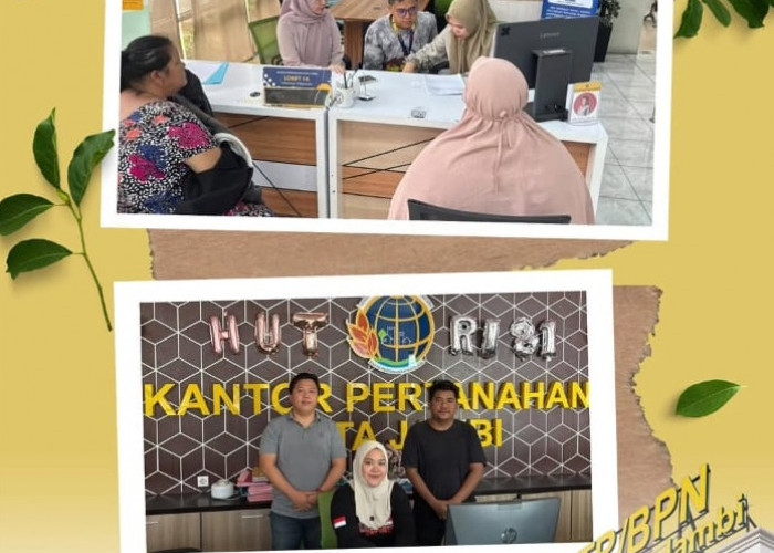 Kantor Pertanahan Kota Jambi Buka Layanan 'PELATARAN' Sabtu-Minggu, Urus Sertifikat Kini Lebih Mudah