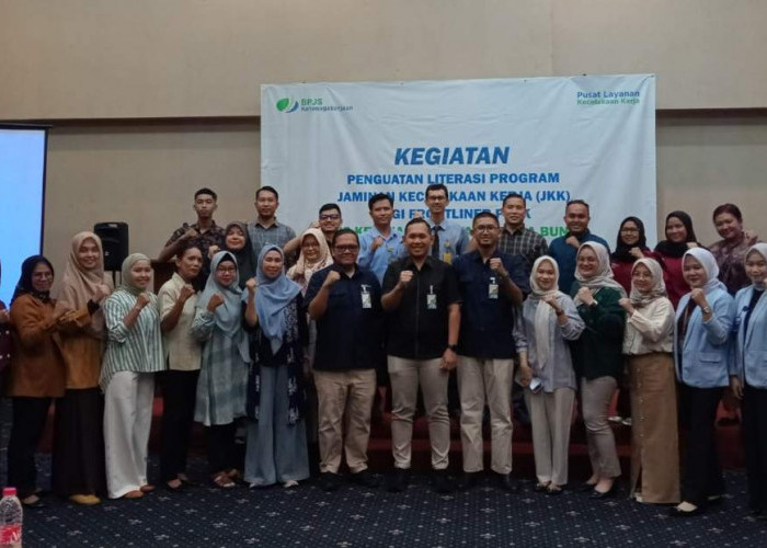 BPJS Ketenagakerjaan Muara Bungo Gelar Literasi Jaminan Kecelakaan Kerja untuk Frontliner PLKK