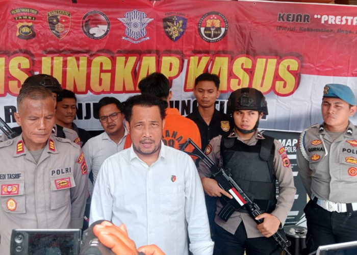 Satreskrim Polres Tanjab Timur Amankan DPO Curanmor Asal Mendahara Ulu