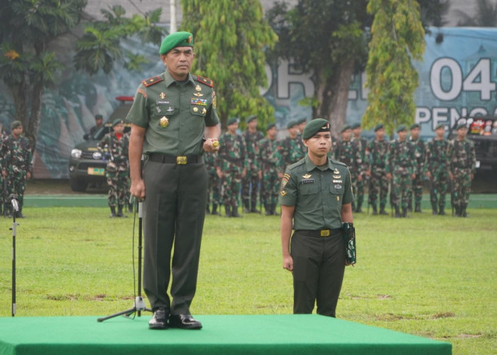 Korem 042/Gapu Gelar Upacara Bendera 17-an Bulan April 2024, Panglima TNI Minta Tidak Terpengaruh Berita Hoaks