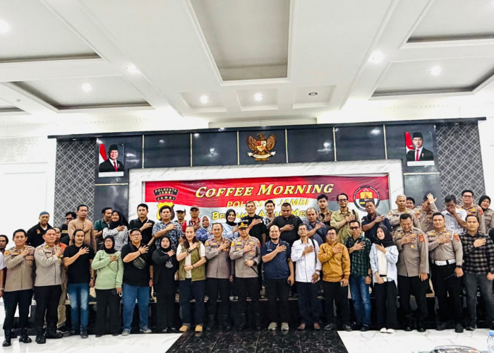 Kapolresta Jambi Perkuat Sinergi dengan Pers untuk Jaga Kamtibmas