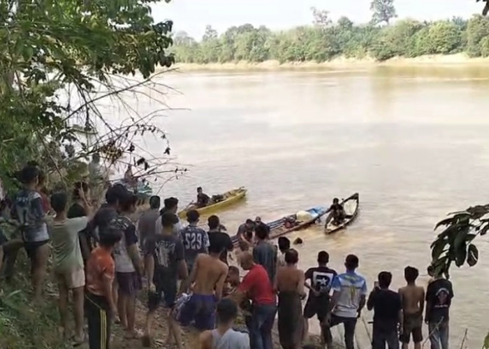 Perahu Pemancing Mendadak Karam di Sungai Batanghari Tebo, Remaja 17 Tahun Meninggal, 2 Orang Masih Hilang