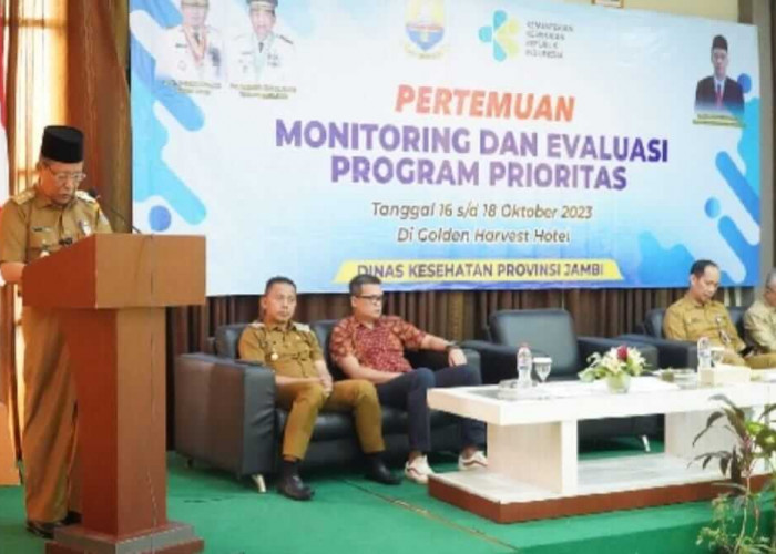 Dinkes Provinsi Adakan Rapat Monitoring dan Evaluasi Program Prioritas  Bidang Kesehatan 