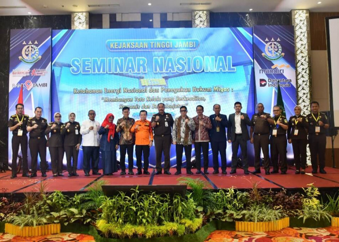 Kejati Jambi Gelar Seminar Nasional Bahas Ketahanan Energi Nasional dan Penegakan Hukum Migas 