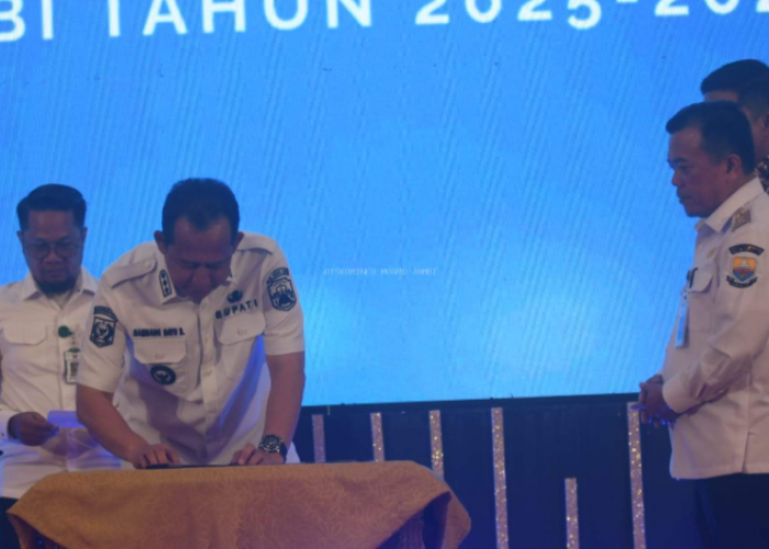 Bupati Muaro Jambi Hadiri Musrenbang RPJMD Provinsi Jambi 2025-2029 di Kota Jambi