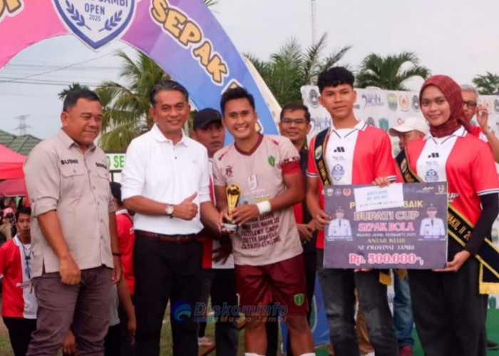 Dukung Olahraga Daerah, Wabup Muaro Jambi Hadiri Final Bupati Cup Berbakti 2025
