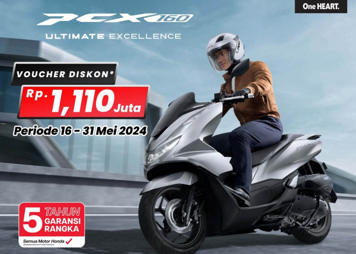 Beli Honda PCX 160 Sekarang, Dapatkan Diskon Rp 1 Jutaan