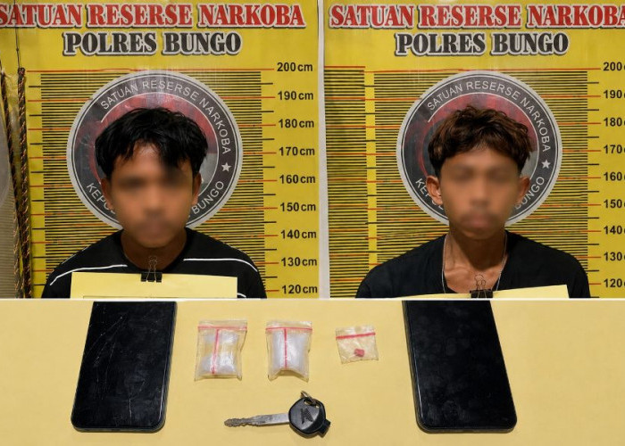 Seorang Mahasiswa dan Wiraswasta Terjaring Operasi Narkoba di Bungo, Sabu dan Ekstasi Jadi Barang Bukti