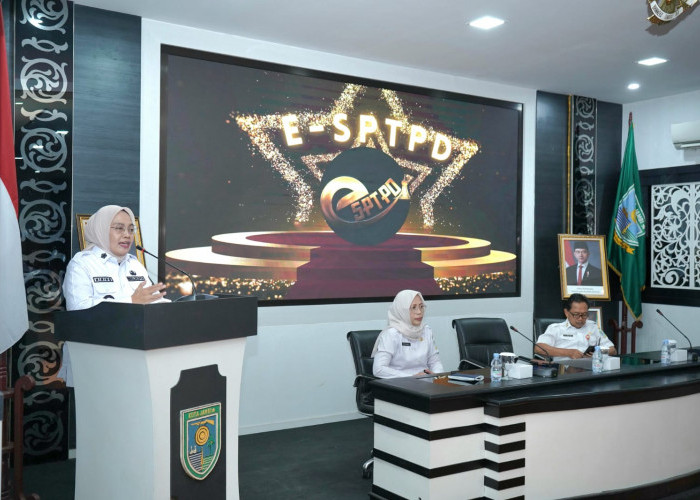 Mudahkan Wajib Pajak, Pj Wali Kota Jambi Luncurkan Fitur e-SPTPD dan Live Chat SIMPATTI