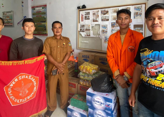 BEM Fakultas Hukum UNJA Salurkan Bantuan untuk Korban Banjir di Kerinci dan Sungai Penuh