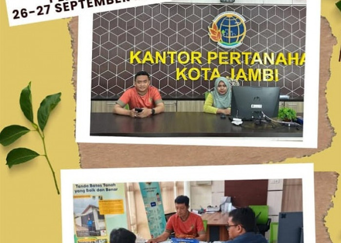 Mudahkan Urusan Sertifikat di Hari Libur, Kantor Pertanahan Kota Jambi Gelar Program PELATARAN