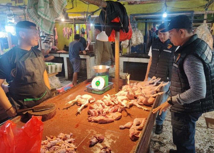 Tim Satgas Pangan Polda Jambi Pastikan Stok Daging Masih Aman