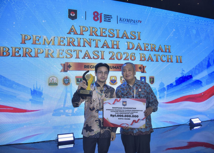 Bukan Sekadar Penghargaan, Kota Jambi Dapat Rp1 Miliar Berkat Kinerja Pengelolaan Sampah