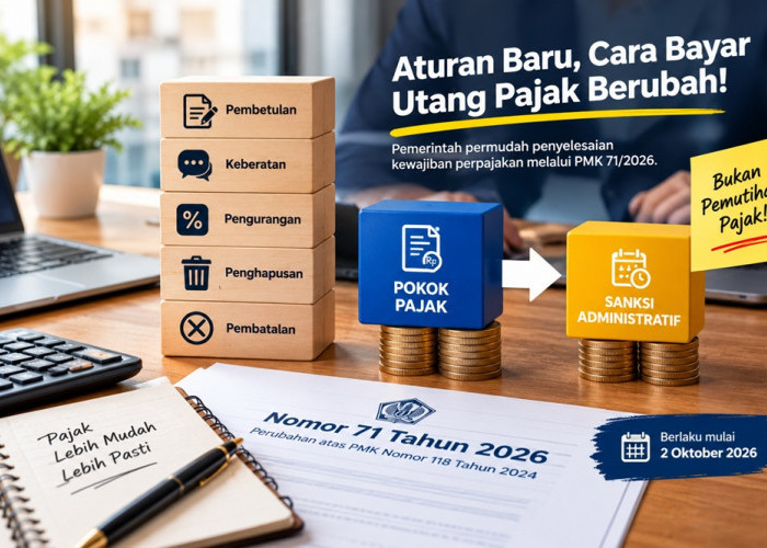 Punya Utang Pajak? Aturan Baru Ini Mengubah Cara Pembayaran, Begini Penjelasannya