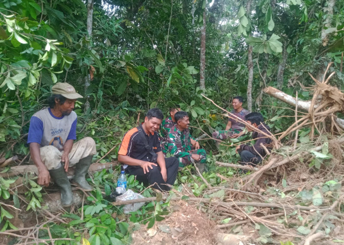 Pembukaan Jalan Satgas TMMD ke-121 Kodim 0415/Jambi di Mestong Sudah 55 Persen