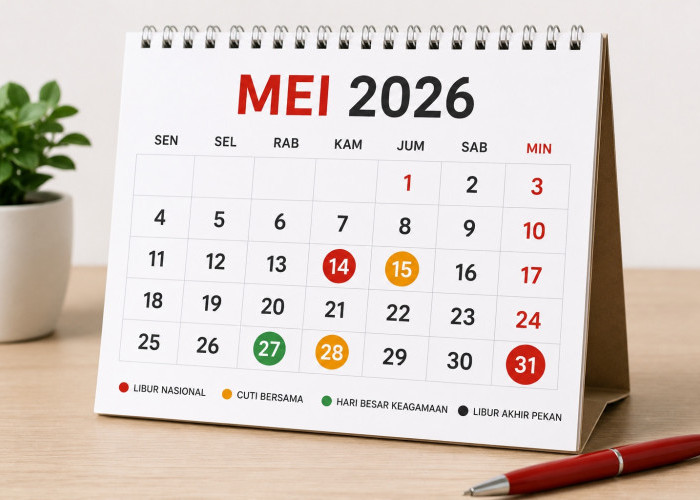 Catat! Ini Daftar Libur Mei 2026, Ada 3 Long Weekend Panjang