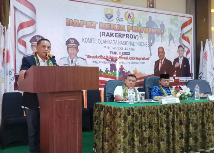 Persiapan PON XXI di Aceh-Sumut Tahun 2024, KONI Provinsi Jambi Gelar Rakerprov 