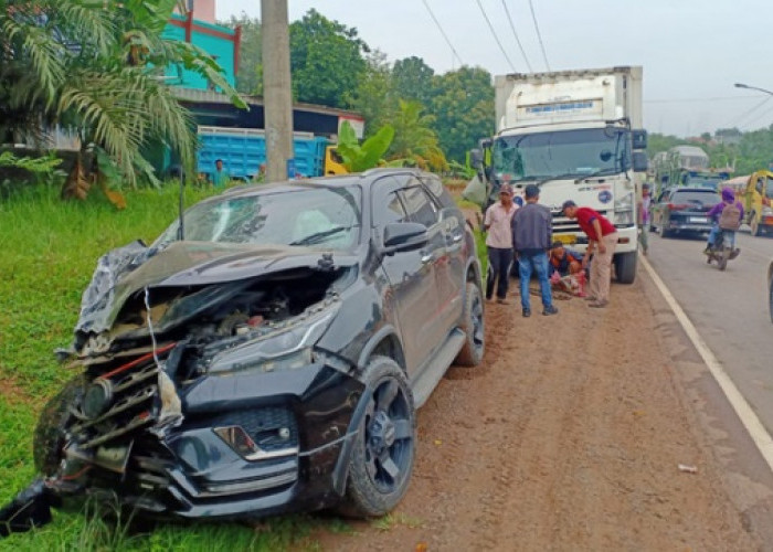 Ini Penampakan Mobil Sekda Tanjab Barat, yang Kecelakaan di Betung, Provinsi Sumatera Selatan