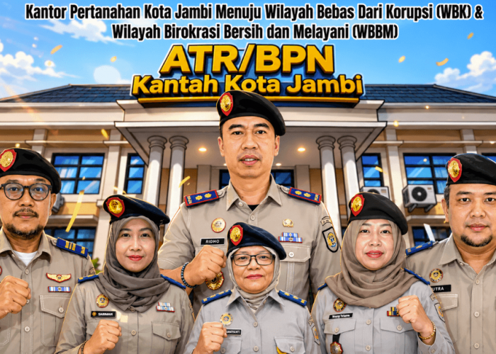 Kantor Pertanahan Kota Jambi Akselerasi Pembangunan Zona Integritas WBK