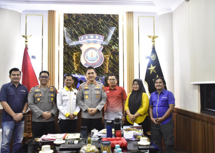 Silaturahmi Kapolda Jambi dengan PWI, Tekankan Peran Pers Jaga Informasi Akurat