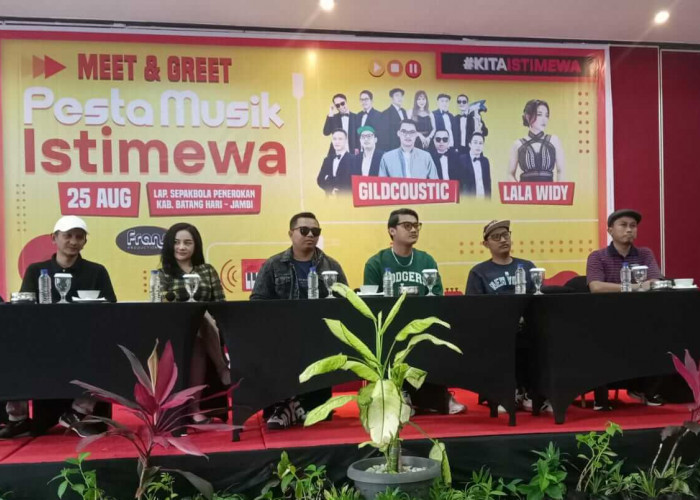 Gildcoustic dan Lala Windy Gelar Meet and Greet, Hibur Masyarakat Jambi di Pesta Musik Istimewa 