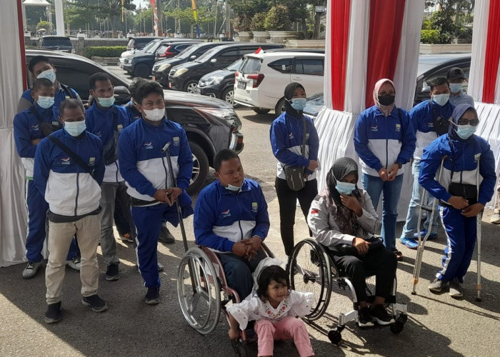Merasa Mendapatkan Diskriminasi, Belasan Atlet Disabilitas Provinsi Jambi Gelar Aksi Protes