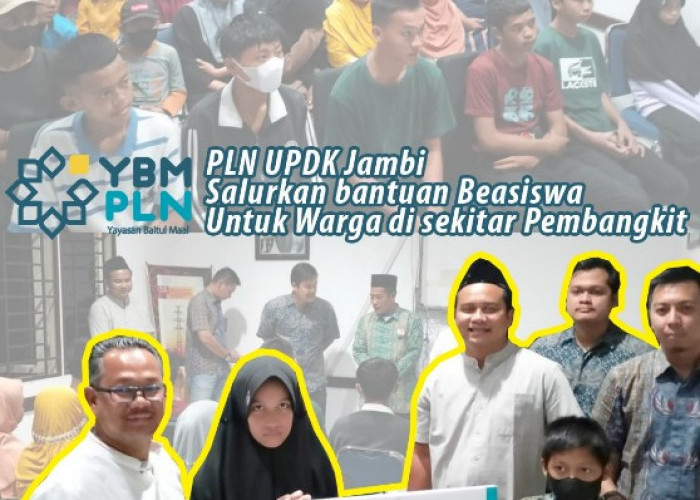 PLN UPDK Jambi Salurkan Beasiswa untuk Warga di Sekitar Pembangkit