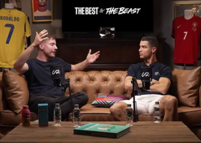 Kolaborasi Cristiano Ronaldo Dengan Mr Beast, Mendapatkan Kejutan Satu Juta Penonton Dalam 30 Menit