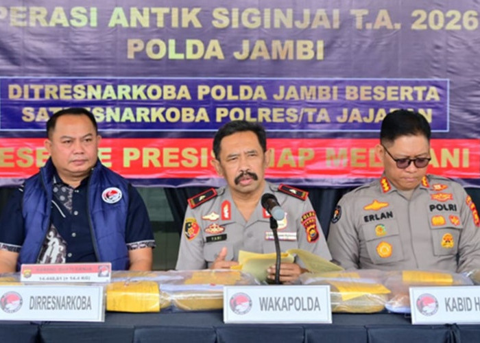 Operasi Antik Siginjai 2026! Polda Jambi dan Jajaran Bongkar 154 Kasus Narkoba di Jambi, Amankan 236 Tersangka