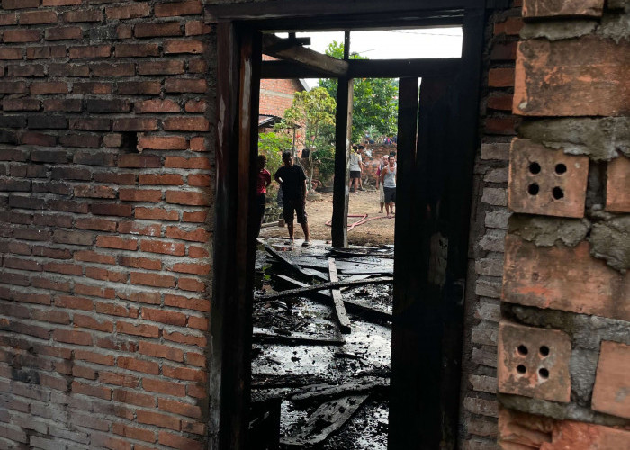 Bekas Bengkel di Pijoan Terbakar, Damkarmat Muaro Jambi Turunkan Armada, Penyebab Api Belum Diketahui 