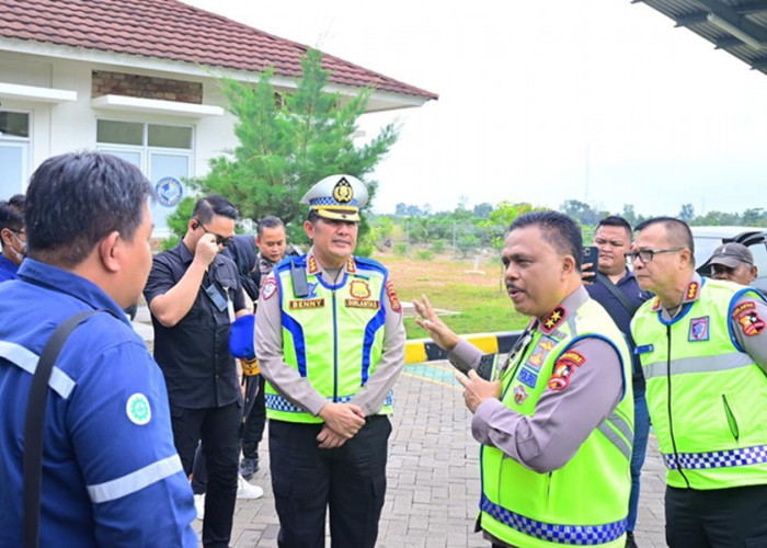 Jelang Mudik, Kakorlantas Turun Langsung ke Jalan Tol Bayung Lencir–Tempino! Kendaraan ODOL Bakal Disikat?