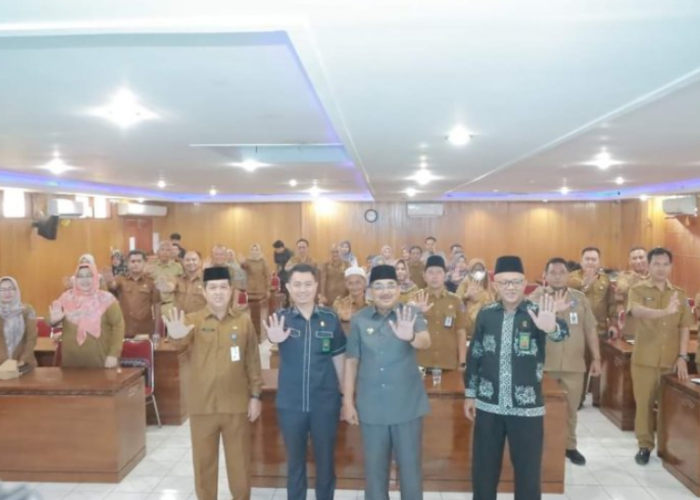 Perkuat Aksi Konvergensi Stunting, Bupati Tanjabbar Pimpin Rapat Evaluasi