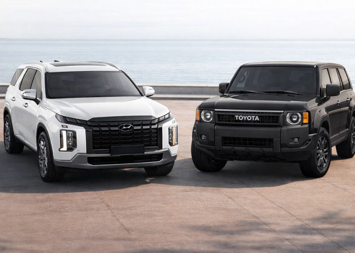 Sama-sama Gagah, Adu Kuat Hyundai Palisade Hybrid vs Toyota Land Cruiser 2026