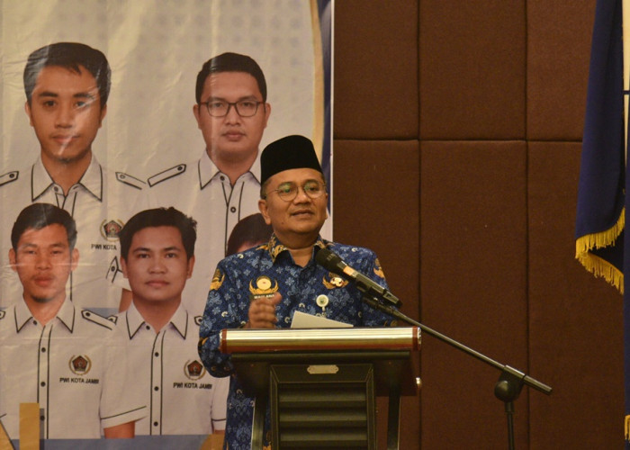 PWI Kota Jambi Dilantik, Maulana Titip Pesan Profesionalisme dan Kolaborasi