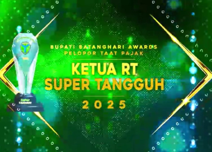 Tunggu Tanggal Mainnya, Bupati Batanghari Awards Pelopor Taat Pajak Ketua RT Super Tangguh 2025 